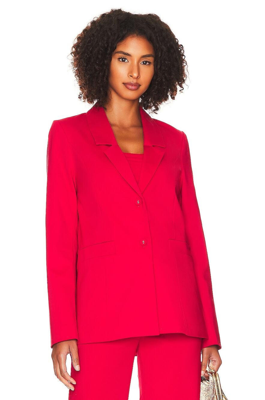 SHOW ME YOUR MUMU Major Blazer in Red Suiting Blazer Size XS